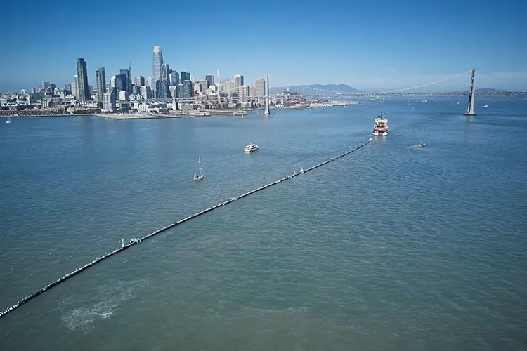 World’s 1st Ocean Cleanup System Launched