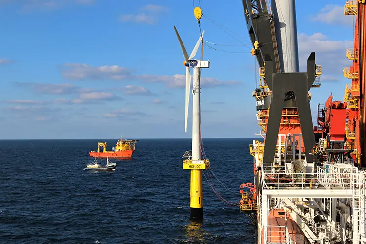 Heerema's DP3 Vessel Aegir Installs First Offshore Wind Turbine 2