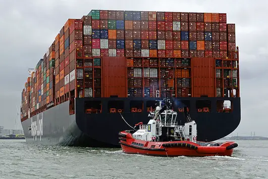 15,000 TEU container ship “Al Jmeliyah” christened in Rotterdam