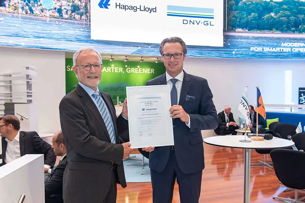 “DNV GL Excellence Green Star”: Hapag-Lloyd receives certificate for ship recycling 1 “DNV GL Excellence Green Star”: Hapag-Lloyd receives certificate for ship recycling