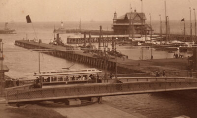 Postcards of Lowestoft’s Swing Bridge in 1910, which was part of the Port of Lowestoft display at the Lifeboat Station during Open Heritage Days Festival