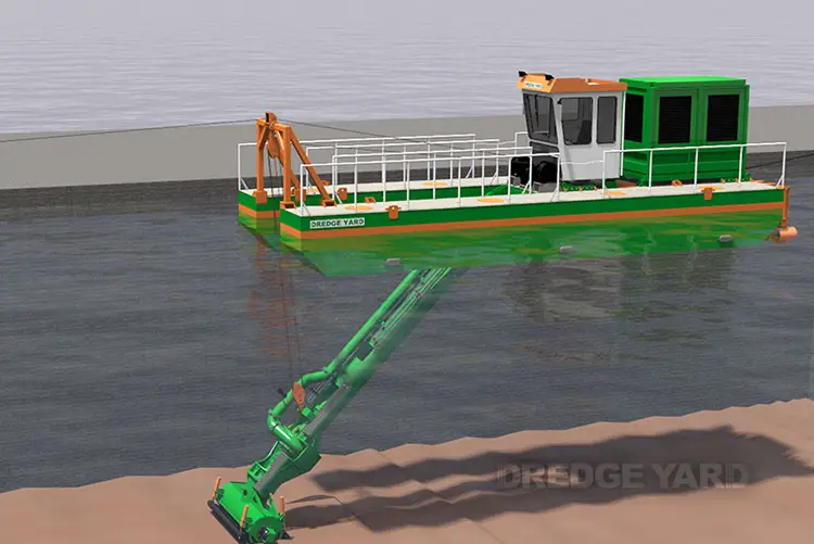 ADAPTIVE AUGER HEAD INTRODUCED BY DREDGE YARD