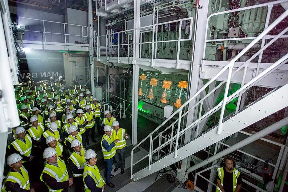MAN Energy Solutions Unveils ME-LGIP Dual-Fuel LPG Engine 1 Copenhagen Research Centre hosts ceremony with first orders for new ME-LGIP (–Liquid Gas Injection Propane) engine already landed