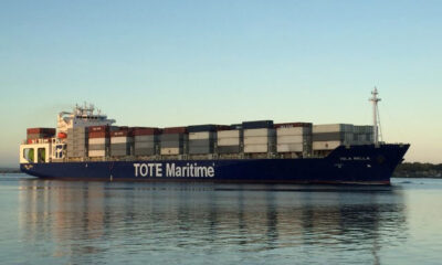 TOTE’s world-first, LNG-powered containerships prove reliability of mature, dual-fuel technology