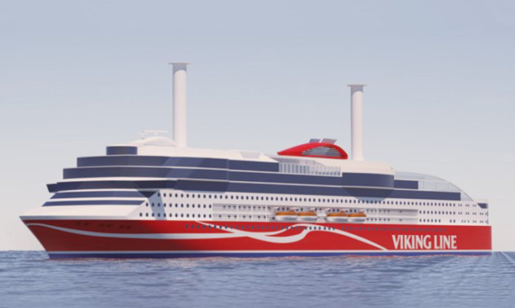 The Building Of Viking Line’s New Passenger Vessel Starts 1 Larger and more efficient than Viking Grace
