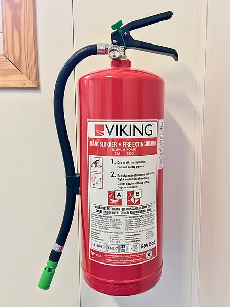 Different Types of Fire Extinguishers Used on Ships 4 Foam Extinguisher