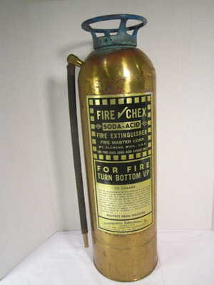 Soda Acid Extinguisher - Types of fire extinguishers used on ships