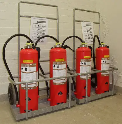 Different Types of Fire Extinguishers Used on Ships 3 Water Extinguisher