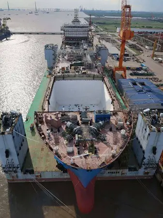 First Of Its Type Mid Sized 45,000m3 LNGC Being Built For Saga LNG Shipping