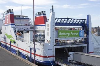 Stena RoPax completes first month of operation as battery hybrid