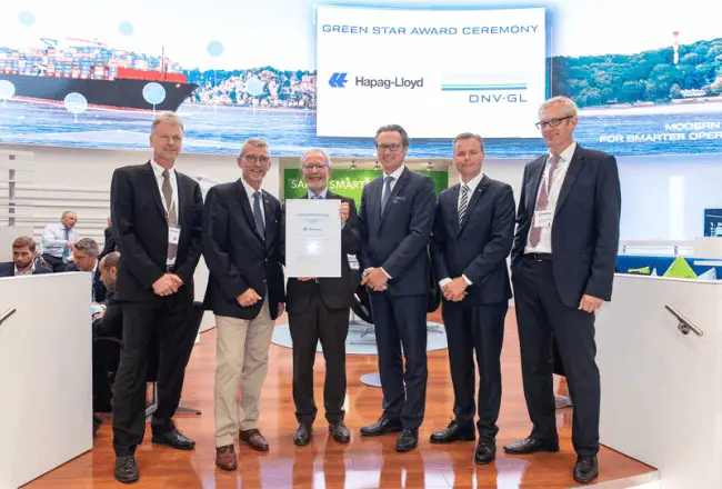 Hapag-Lloyd Becomes First Shipping Company To Receive “DNV GL Excellence Green Star” Certificate For Ship Recycling 1 Hapag-Lloyd Becomes First Shipping Company To Receive “DNV GL Excellence Green Star” Certificate For Ship Recycling 1