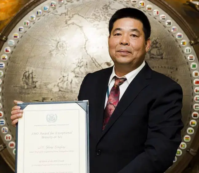 Rescue Diver From China Who Saved Three Recognized With IMO Bravery Accolade 1 Rescue Diver From China Who Saved Three Recognized With IMO Bravery Accolade 1