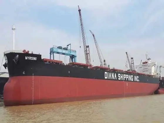Diana Shipping Inc. Announces Time Charter Contract For M/V Myrsini With Glencore 1