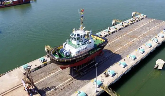 Damen’s New Tug Increases Capabilities In Support Of Port Expansion Project 1 Damen’s New Tug Increases Capabilities In Support Of Port Expansion Project 1