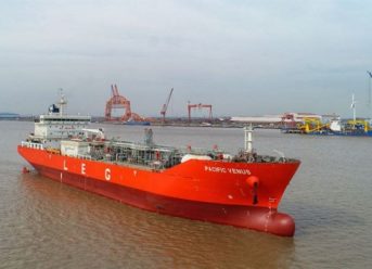 Two LEG Carriers built by Sinopacific with Wärtsilä solutions onboard are named 2 Two LEG Carriers built by Sinopacific with Wärtsilä solutions onboard are named 2