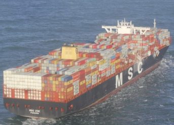 Photos: Over 200 Containers Fall from MSC Zoe amid Heavy Weather 4 Photos: Over 200 Containers Fall from MSC Zoe amid Heavy Weather 3