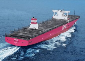 Ocean Network Express Receives Delivery Of 14,000-TEU Containership “ONE GRUS” 2 Ocean Network Express Receives Delivery Of 14,000-TEU Containership “ONE GRUS” 2