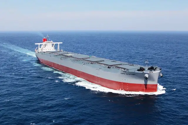 Imabari Shipbuilding Launches K Line’s New Capesize Bulker 1