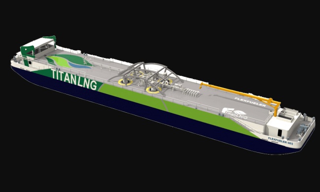 Fluxys And Titan LNG To Build LNG Bunkering Pontoon For Antwerp Port And Region