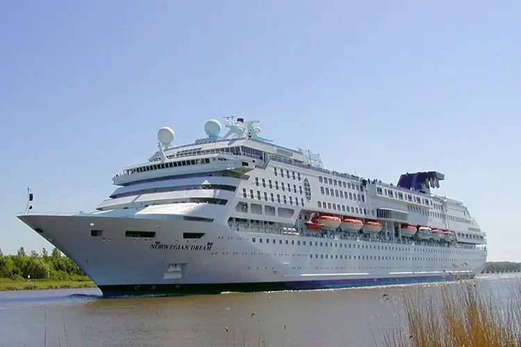 hull of a cruise ship