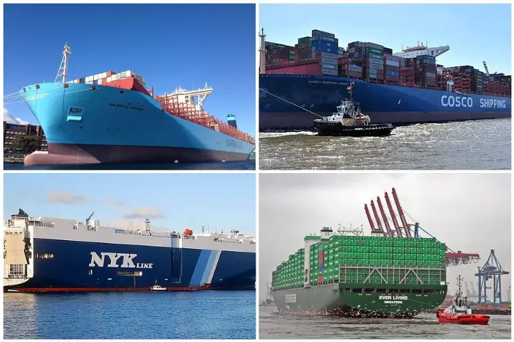 Top 21 World’s Largest Container Ships In the World