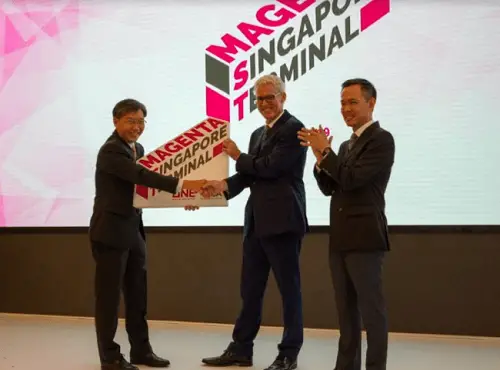ONE Inaugurates Joint Venture Of Magenta Singapore Terminal