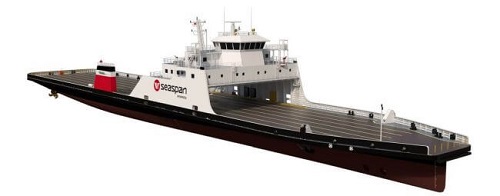 Damen Will Construct Two LNG-Hybrid RoRo Ferries For Seaspan