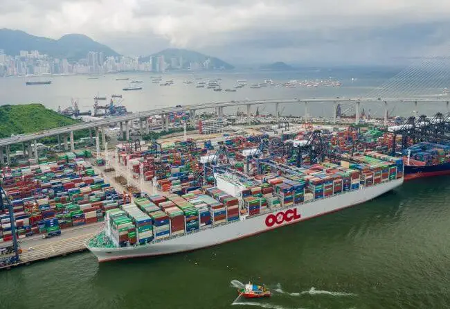OOCL 21413 TEU Container Ship Hong Kong Makes Maiden Call To Port Of Hong Kong 1 OOCL 21413 TEU Container Ship Hong Kong Makes Maiden Call To Port Of Hong Kong