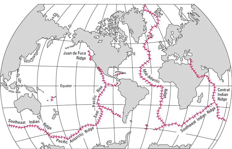 What is Mid Ocean Ridge?