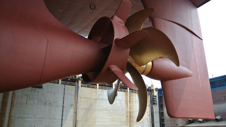 MV Barzan Propeller