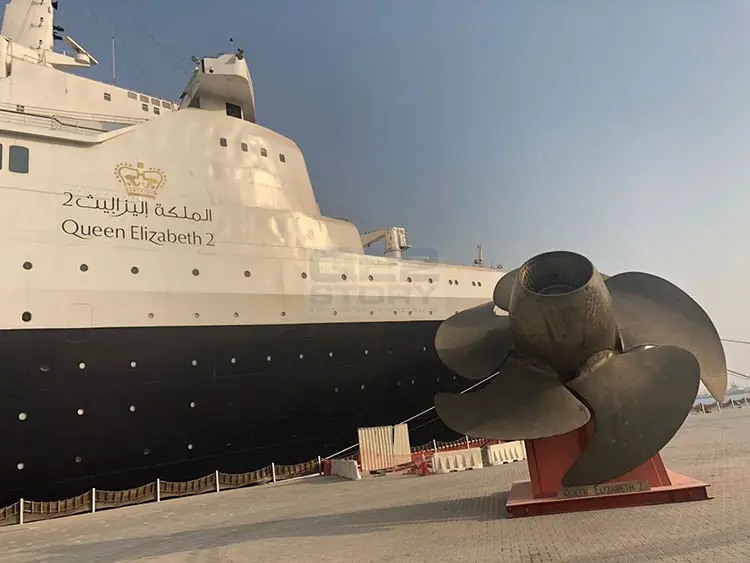 Largest Ship Propellers In The World 12 Queen Elizabeth 2 Propeller