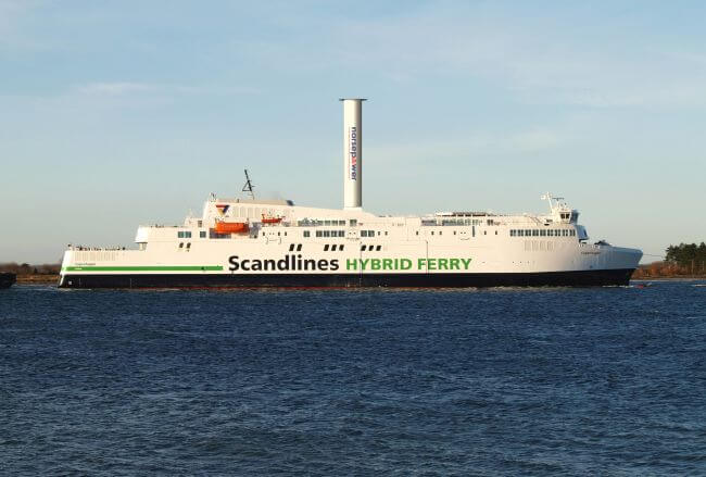 Scandlines Signs Agreement With Norsepower To Install Rotor Sail Solution On Board Hybrid Ferry