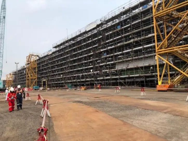 Energean Power FPSO Hull Floats Out Of COSCO Shipyard Dock 1 Energean Power FPSO Hull Floats Out Of COSCO Shipyard Dock
