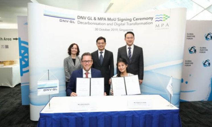 DNV GL And MPA Singapore Ink Expanded Maritime R&D; MoU To Promote Decarbonization 1 DNV GL And MPA Singapore Ink Expanded Maritime R&D; MoU To Promote Decarbonization