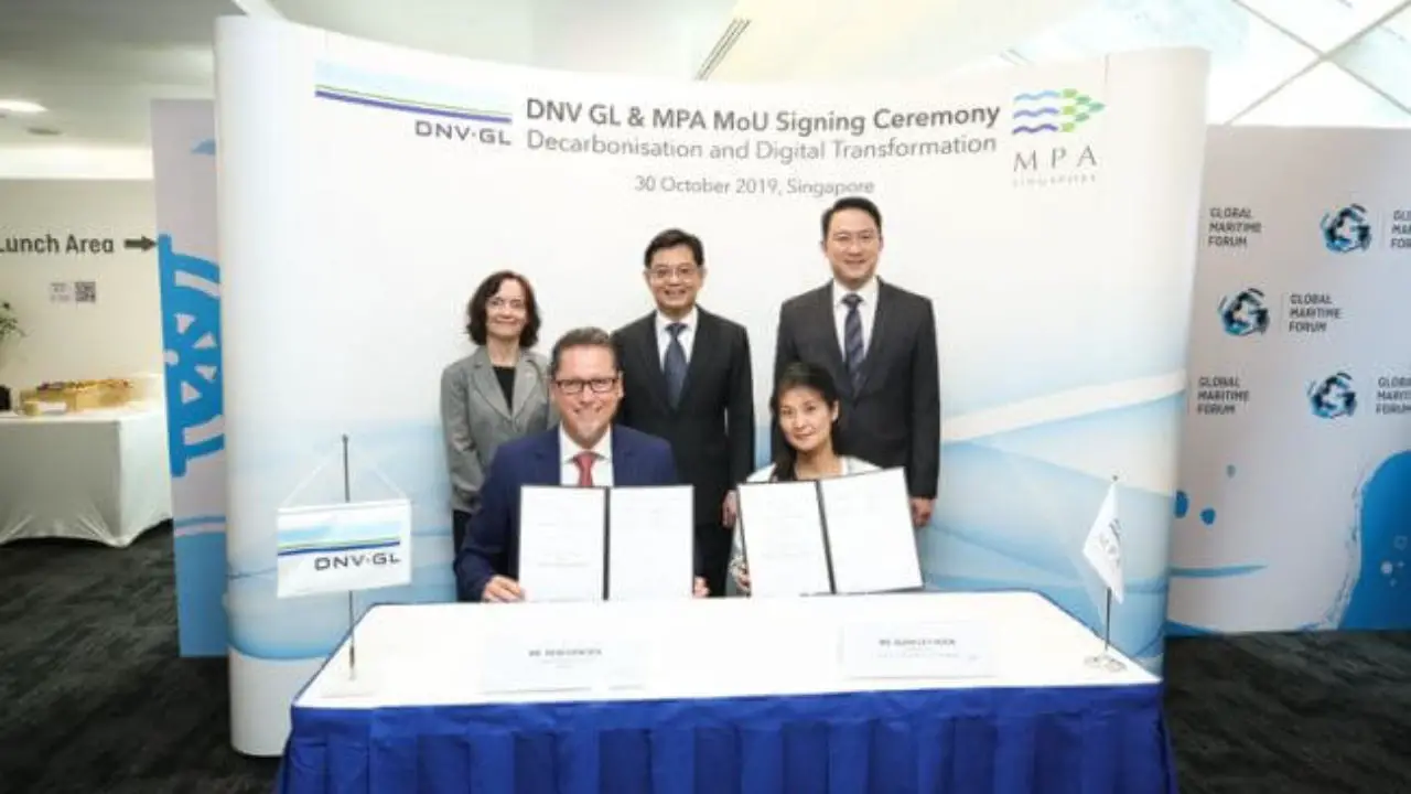 DNV GL And MPA Singapore Ink Expanded Maritime R&D; MoU To Promote Decarbonization