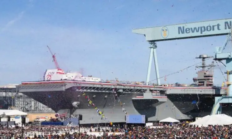 HII Christens US Navy’s Newbuild Nuclear-Powered Aircraft-Carrier John F. Kennedy 1 HII Christens US Navy’s Newbuild Nuclear-Powered Aircraft-Carrier John F. Kennedy