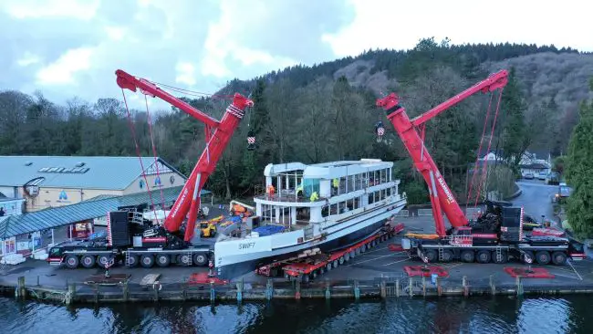 Damen Technical Cooperation Launches Windermere Lake Cruises’ New Vessel 1