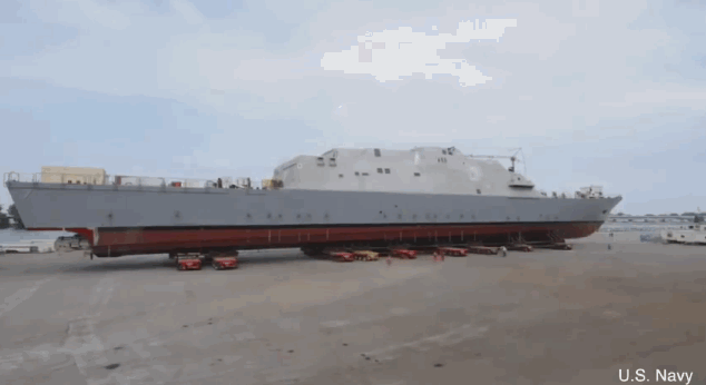 Types of Ship Launching Methods 3 Steel-roller slide way launching