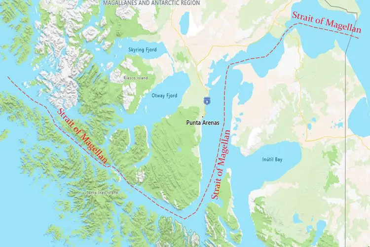 Strait Of Magellan Map Strait Of Magellan: 10 Mind-Blowing Facts [Updated 2022]