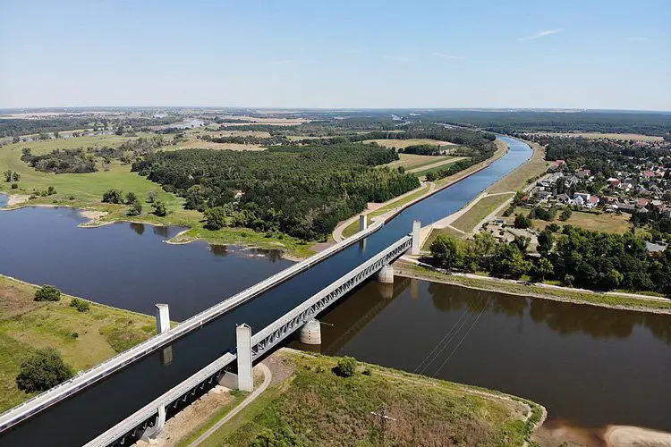 Amazing Magdeburg Water Bridge: Longest Navigable Aqueduct in the World 1 Magdeburg Water Bridge