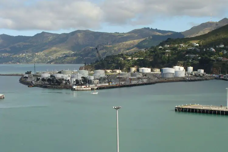 Lyttelton Port oil terminal