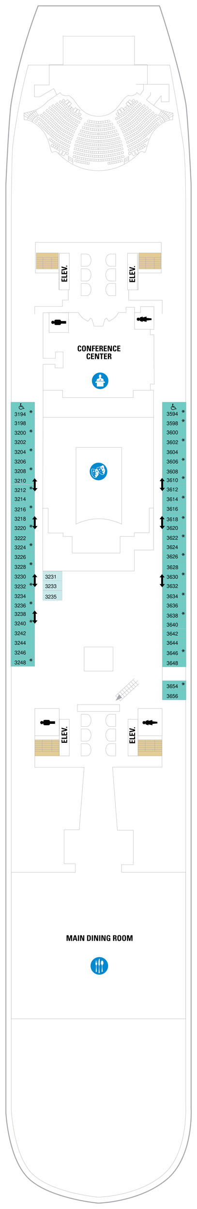 Wonder of the Seas Deck 3 Plan Wonder of the Seas Deck 3 Plan