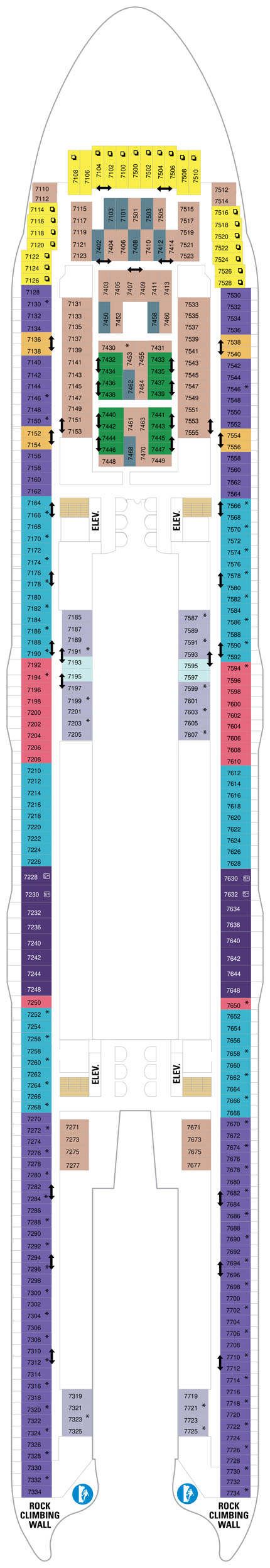 Wonder of the Seas Deck 7 Plan Wonder of the Seas Deck 7 Plan