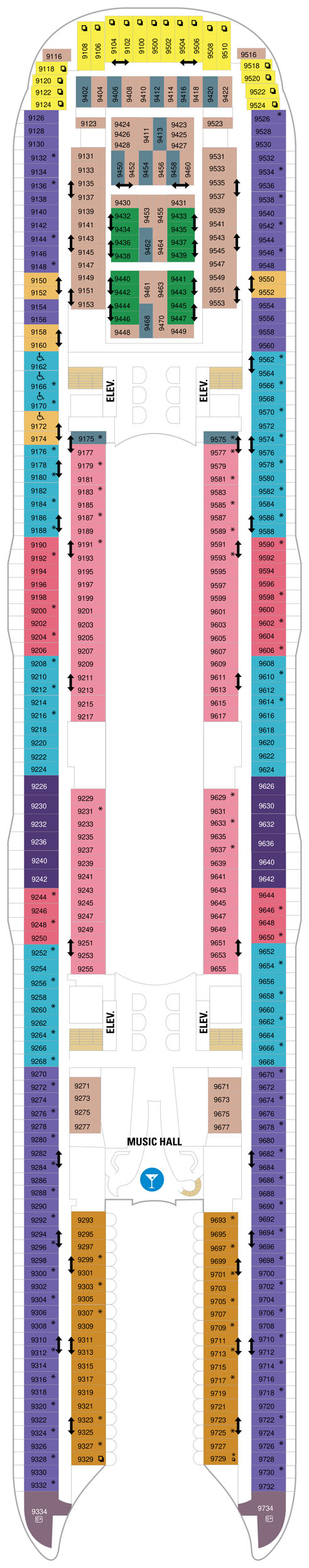Wonder of the Seas Deck 9 Plan Wonder of the Seas Deck 9 Plan